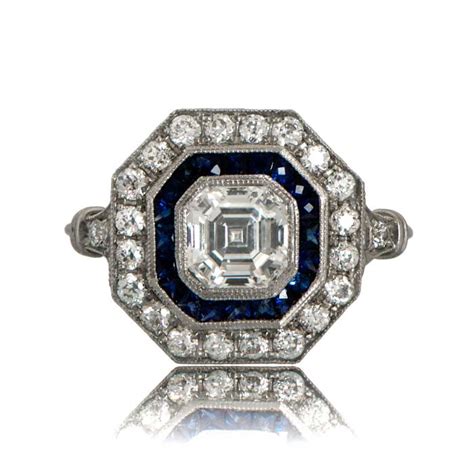 Asscher Cut Engagement Ring