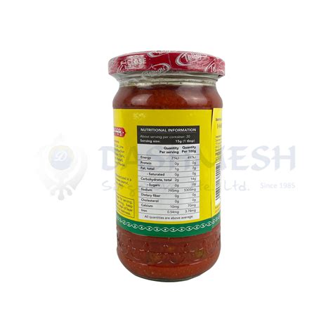 Telugu Lime Pickle 300g - Dashmesh Singapore – Indian Food Distributor ...