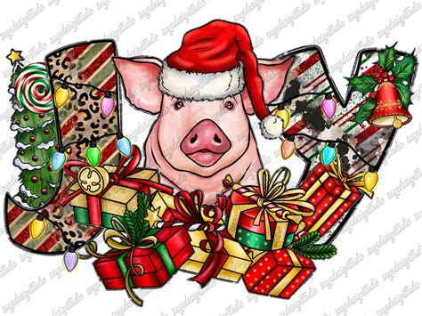 Christmas Joy Png, Merry Christmas, Pig Png, Christmas Png, Christmas ...