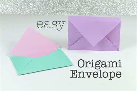 How to Make an Easy Origami Envelope!