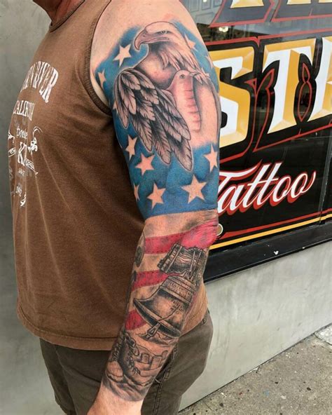 12+ American Flag Sleeve Tattoo Ideas To Inspire You!