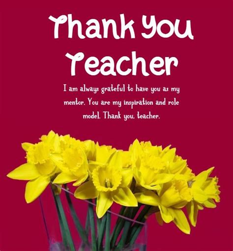 121 best thank you teacher messages for parents and students – Artofit