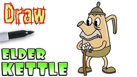 How to Draw Elder Kettle | Cuphead - YouTube