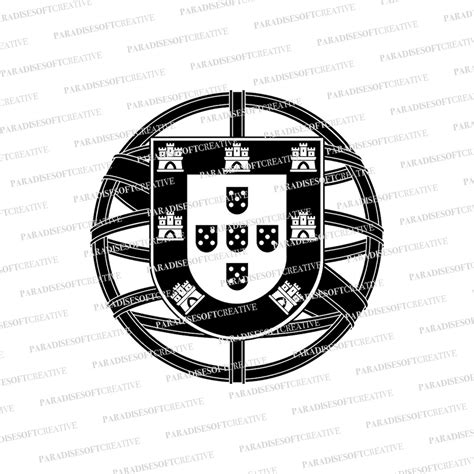 Portugal Crest SVG, Portuguese Crest SVG, Portugal Shield Svg ...