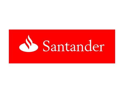 Banco Santander Red Bg Logo PNG vector in SVG, PDF, AI, CDR format