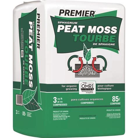 Premier Premier Peat Moss 3-cu ft Organic Peat Moss Moisture Control in the Soil Amendments ...