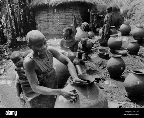 A pot Maker in Burundi, The Twa People Traditional Court Dancers and ...