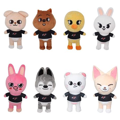 Skzoo Stray Kids Plush Skzoo Plushie Stray Kuds Korean Group Skzoo Plush Toys Pig Stuffed Animal ...