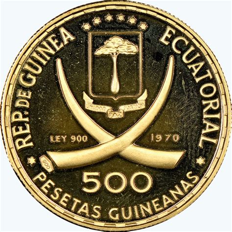 Equatorial Guinea 500 Pesetas KM 24 Prices & Values | NGC