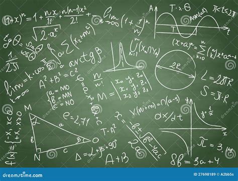 Mathematische Formeln Lizenzfreie Stockbilder - Bild: 27698189