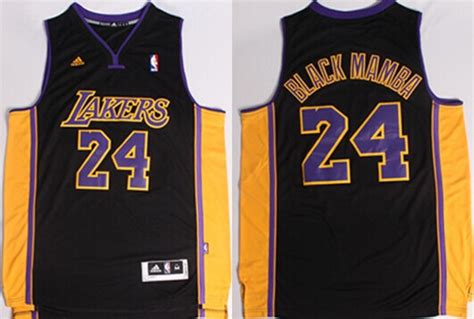 Lakers Black Mamba Jersey - Los Angeles Lakers Kobe Bryant Black Mamba ...