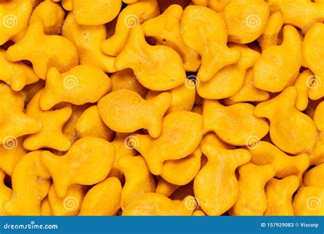 Goldfish Crackers Texture Background Editorial Stock Photo - Image of diet, crunch: 157929083