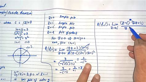 CAUCHY RESIDUE THEOREM RELATED EXERCISE Q.1 - YouTube