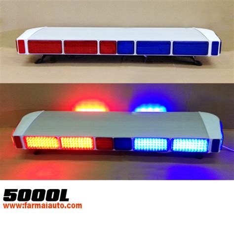 12V police led strobe light bar,5000L Ultra thin LED lightbar 5000L [5000L] - - It's Free ...