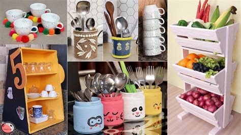 16 Extra Useful Kitchen Ideas ! Space Saving DIY - YouTube