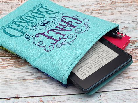 Book Sleeve Medium Book Cover Padded Book Sleeve Book Lovers | Etsy