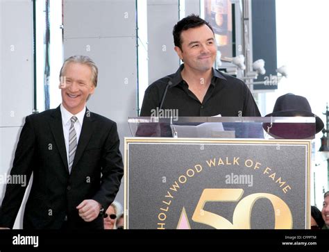 Bill Maher and Seth MacFarlane Bill Maher receives the 2,417th star on the Hollywood Walk of ...