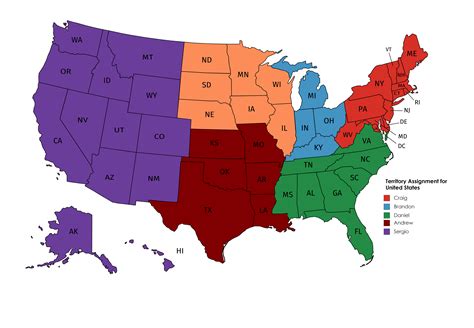 Territory Map Template