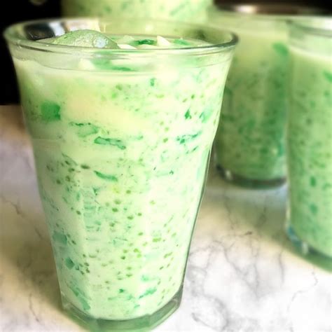 Buko Pandan Drink (Summer Cooler) Recipe | Amiable Foods