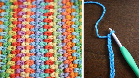 Watch How To Crochet The Moss Stitch (Video Tutorial)