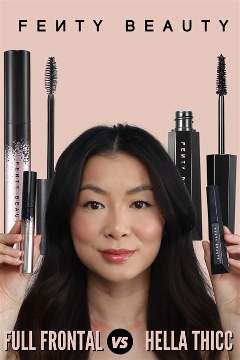 Fenty Beauty Full Frontal vs. Hella Thicc Mascara Review