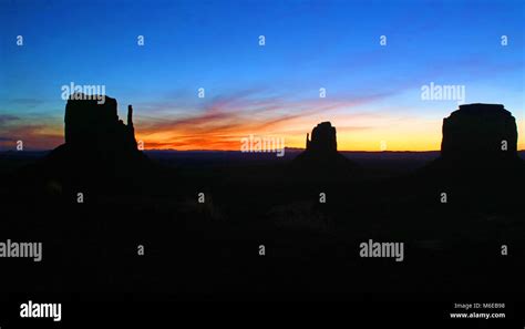 Monument Valley at Sunrise Stock Photo - Alamy