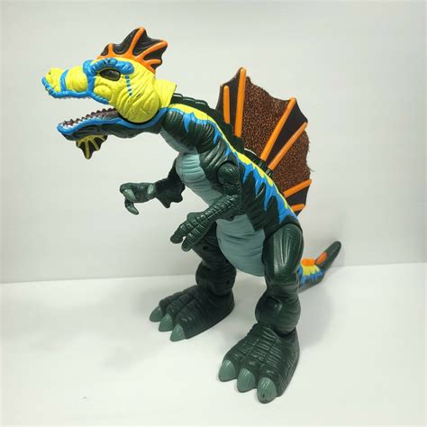 Imaginext Large Mega Dinosaur Spinosaurus Lights Sounds Moves 2005 ...