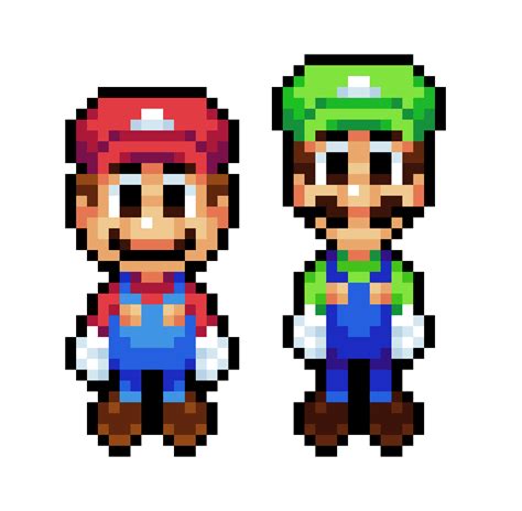 Some Superstar Saga Inspired Sprites I made : r/marioandluigi