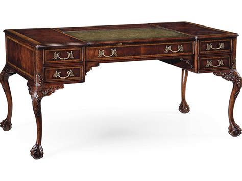 Jonathan Charles Buckingham Medium Antique Mahogany Executive Desk ...