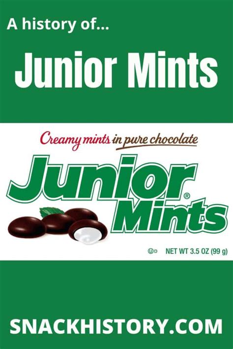 Junior Mints - Mouthwatering Chocolate Covered Peppermint Candy - Snack ...