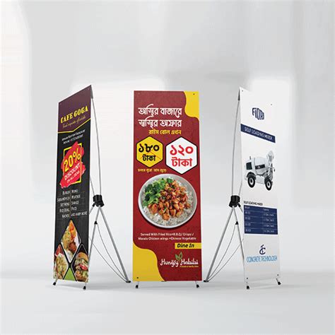 X Banner Printing Service in Dhaka Bangladesh | Canvas