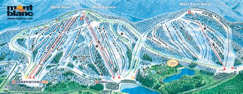 Mont Blanc Trail map - Freeride