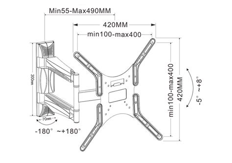 CNXD WMX015 Full-motion TV Wall Mount Factory, Full-motion TV Mount ...