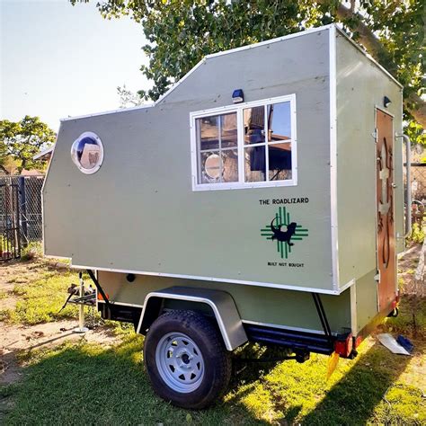 #TheRoadlizard squaredrop camper | Diy camper trailer, Home made camper ...