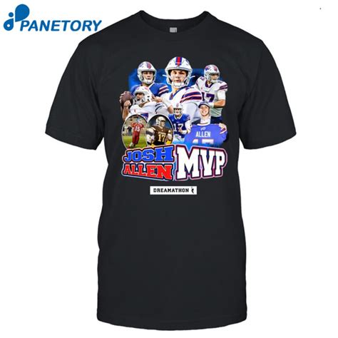 J17 Josh Allen Mvp Dreamathon Buffalo Bills Shirt 2024