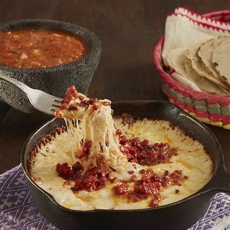 Melted Queso Oaxaca with Chorizo