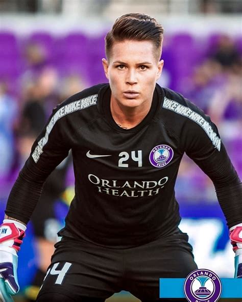 Orlando pride goalkeeper ashlyn harris watches from the stands during ...