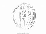 Watermelon Slice Coloring Page For Kids  Free Printable sketch template