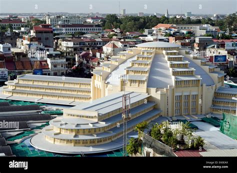 Central Market,Phnom Penh,Cambodia Stock Photo - Alamy