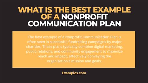 Nonprofit Communication Plan - 19+ Examples, How To Build