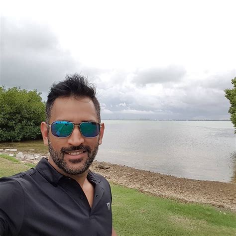 M S Dhoni posted on Instagram: “Perfect weather and surroundings to ...