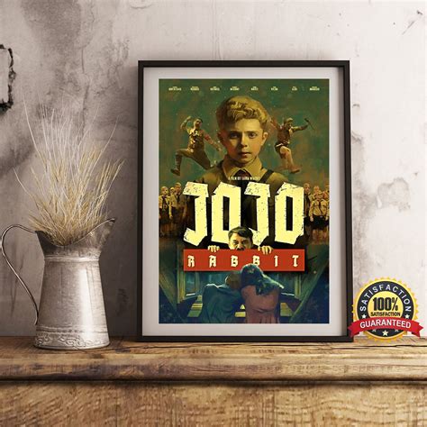 Jojo Rabbit Movie Poster Jojo Rabbit 2019 Print Home of the | Etsy