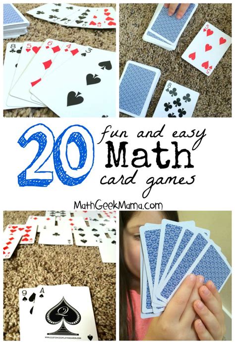 The 20+ Best Math Card Games That Are Easy To Learn | K-8