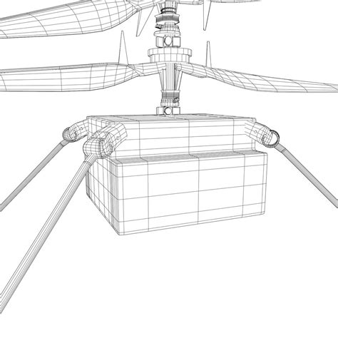 3D Ingenuity Helicopter - TurboSquid 1728046