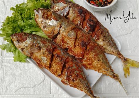 Resep Ikan Kembung Goreng & Sambal Kecap oleh Siti Hadijah Karo Karo ...