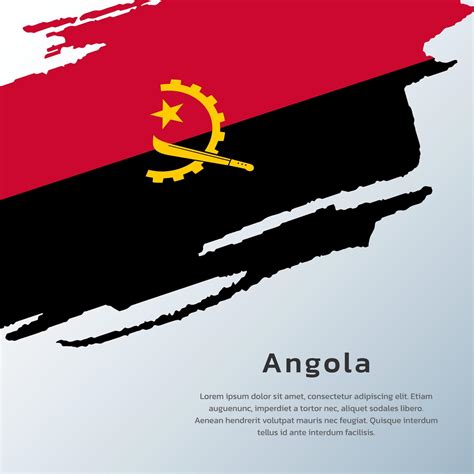 Illustration of Angola flag Template 13120159 Vector Art at Vecteezy