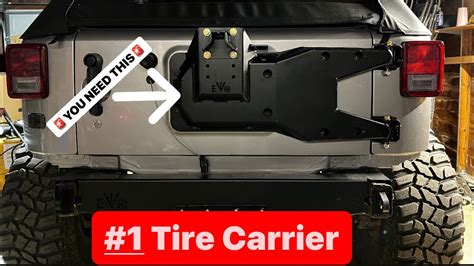 THE BEST Tire Carrier For Jeep Wrangler JK- MUST HAVE MOD - YouTube