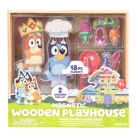 Bluey Magnetic Wooden Playhouse Set | Michaels