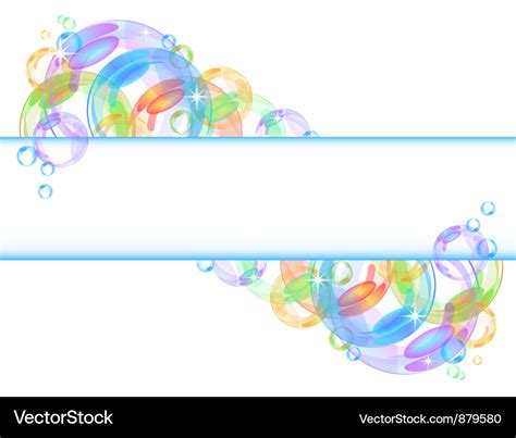 Colorful bubble background Royalty Free Vector Image