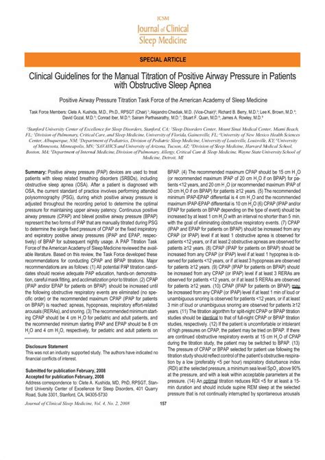 (PDF) Clinical Guidelines for CPAP Titration - DOKUMEN.TIPS